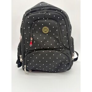 Cateepbaby Diaper Bag Backpack Women OS Black Polka Dot Excellent Insulated